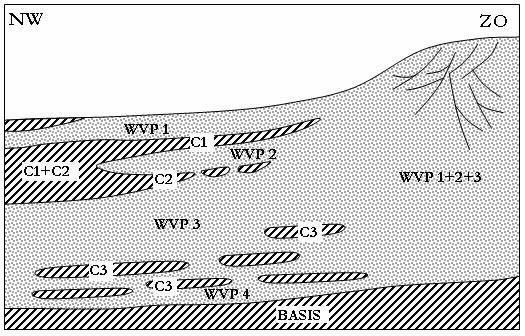 invloeden van het landijs, zoals verstuivingen en duinvorming, en (in warmere perioden) plaatselijk veenvorming. De veelal eolische afzettingen worden tot de Formatie van Twente gerekend.