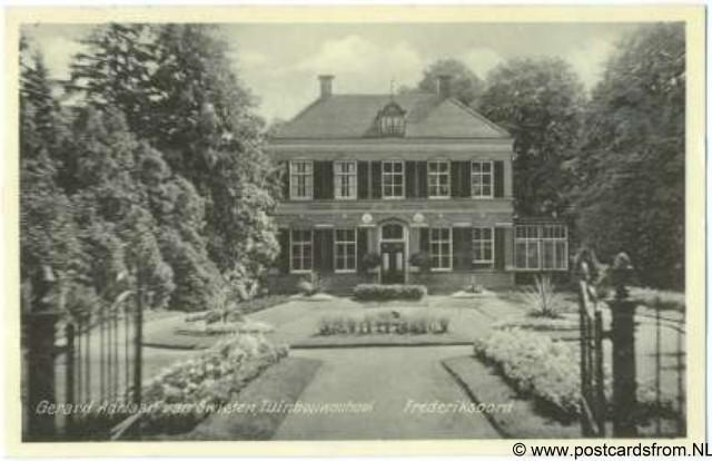 Tuinbouwschool Dankzij de nalatenschap was de Maatschappij van Weldadigheid in staat om in 1884 de Gerard Adriaan van Swieten Tuinbouwschool te stichten.
