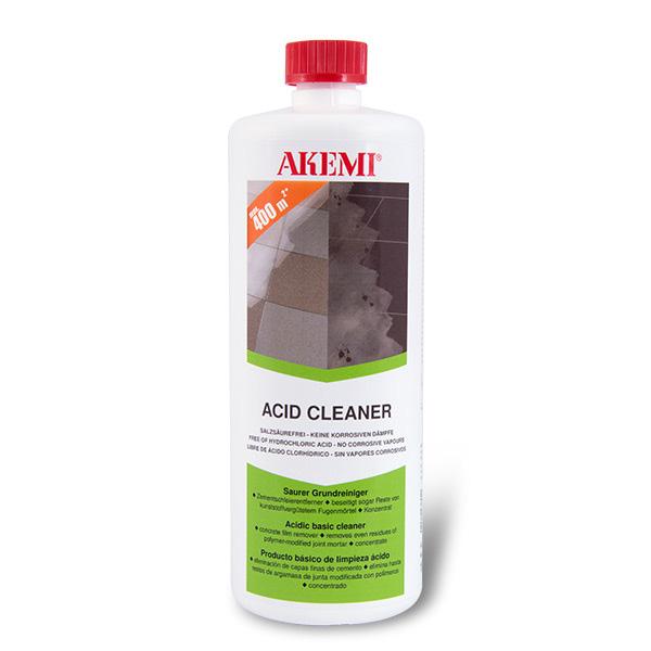 ACID CLEANER - Eindreiniger bouw Geconcentreerd product op basis van organische zuren met niet-ionogene oppervlakteactieve stoffen en hulpstoffen, zonder corrosieve dampen, zonder oplosmiddelen,
