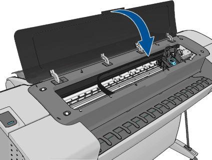 De printer controleert de printkoppen en bereidt deze voor. Het standaardproces, wanneer alle printkoppen zijn vervangen, kan tot 10 minuten duren.