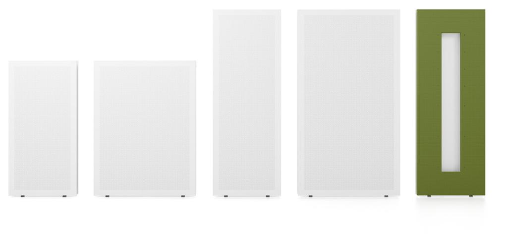 silent Wall-bouWpakketten Het bouwpakket bestaat uit 4 panelen in