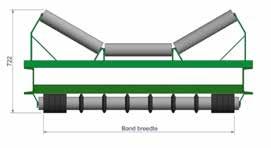 Door de eenvoudige constructie is het een relatief voordelige bandtransporteur en bovendien zeer onderhoudsvriendelijk.