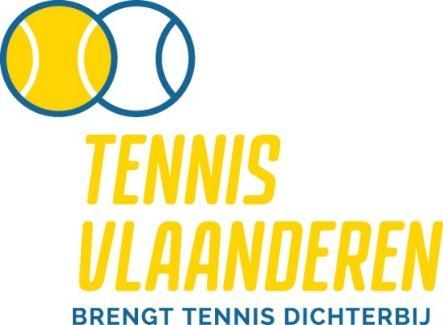 Tennis Vlaanderen Tennis Vlaanderen vzw is de federatie die de tennissport in Vlaanderen beheert en promoot Naamswijziging in maart 2014 (voorheen VTV of Vlaamse Tennisvereniging)