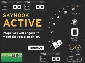 51861 a a - Skyhook-waarschuwing b - schakelstand b Skyhook uitschakelen Skyhook kan op verschillende manieren worden uitgeschakeld: Draai aan het stuur.