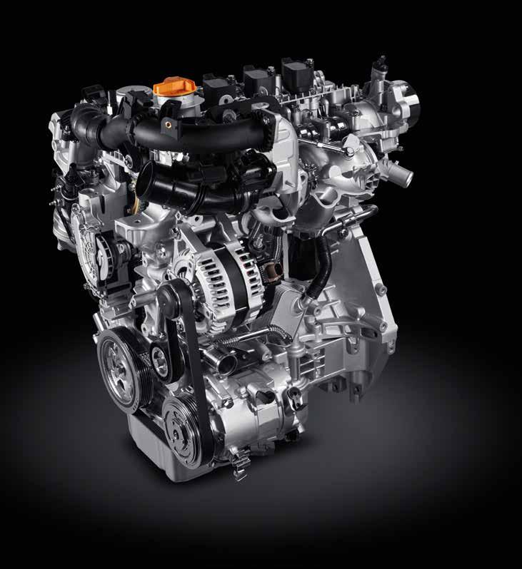 TECHNISCHE SPECIFICATIES De nieuwe turbobenzinemotoren van de 500X kenmerken zich door een bijzonder spaarzaam karakter: hun brandstofverbruik ligt tot 20 procent lager dan bij hun voorgangers.