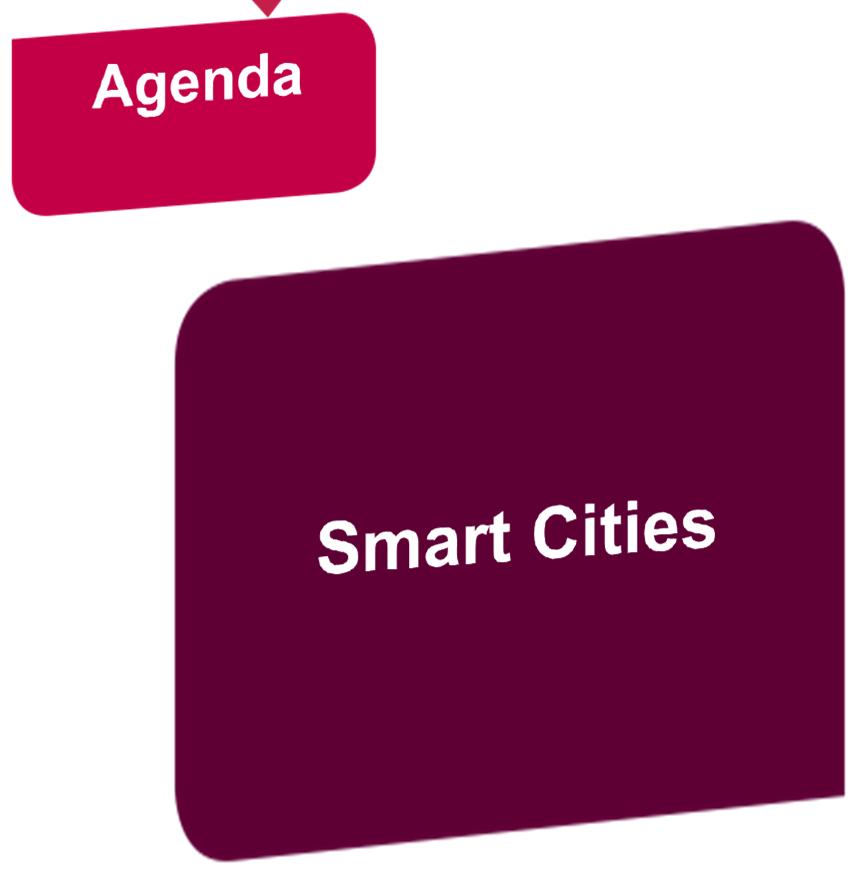 Smart Cities: overzicht 1 2 3 4 Smart Cities: overzicht ondersteunde