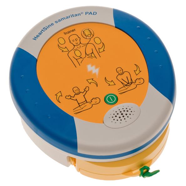 HeartSine samaritan PAD 360P Trainer, model TRN-360-1 HeartSine PAD 360P Trainer A K J I B C D E F A B C D E F G H I J K Gegevenspoort LED-lampje batterijstatus Statusindicator