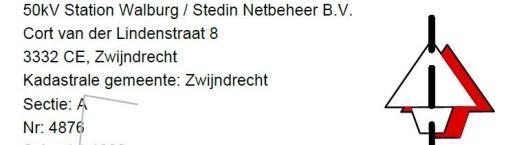 verdeelstation aan de Cort van der Lindenstraat te Zwijndrecht te worden uitgebreid.