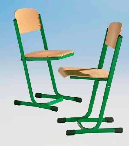 MST30 Deze stoelen groeien mee: de modellen MST H 30S en MST H 30SG zijn in 3 treden in hoogte herstelbaar, maat 1 3 (34 42 cm zithoogte) of 3 5 (42 50 cm zithoogte).