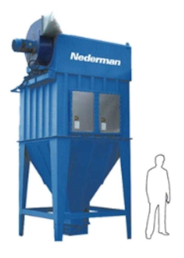 Reverse jet tubular bag dust collectors for many applications that generate light to heavy volumes of any dust Geschikt voor veel verschillende toepassingen die lichte tot zware volumes van stof