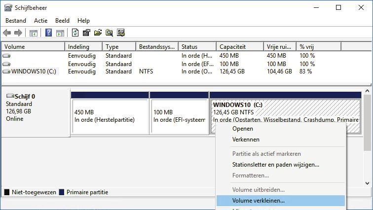 Geschikte tools om een partitie te verkleinen Er zijn maar weinig tools geschikt om een partitie veilig, mét behoud van gegevens te verkleinen.