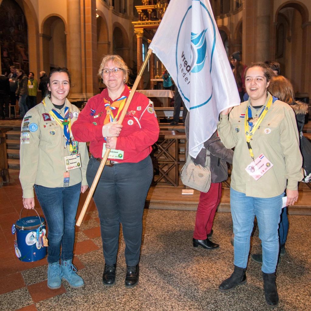 In Wenen kwamen scouts van uit meer dan 25 landen bijeen om vanaf daar het Vredeslicht naar hun landen te verspreiden.