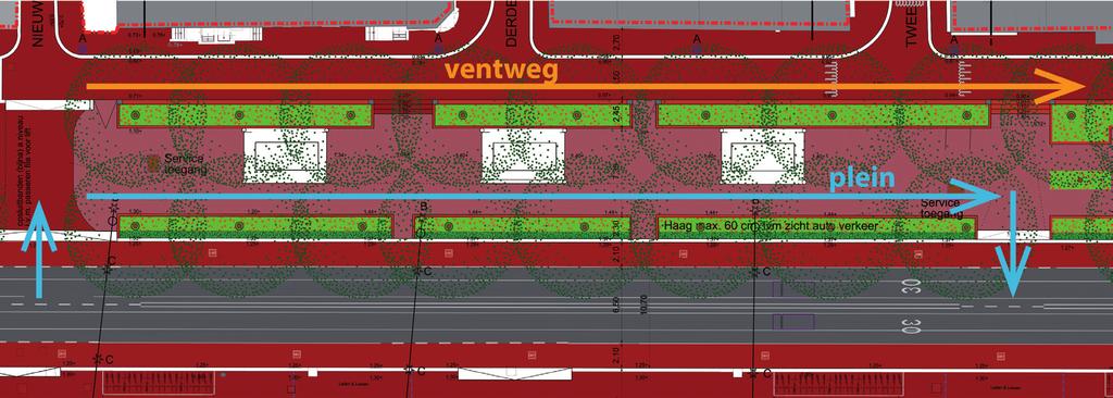 2. Ontsluiting parkeergarage, inclusief rijrichting ventweg Voorstel concept DO Het project heeft de opdracht een ontwerp te maken waarin wordt uitgegaan van de realisatie van een parkeergarage op