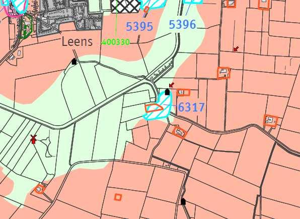 5397) en een (mogelijk) borgterrein uit de late middeleeuwen (AMK-terrein 6251). Te Wehe zouden ook bewoningssporen uit de (late) ijzertijd zijn aangetroffen.