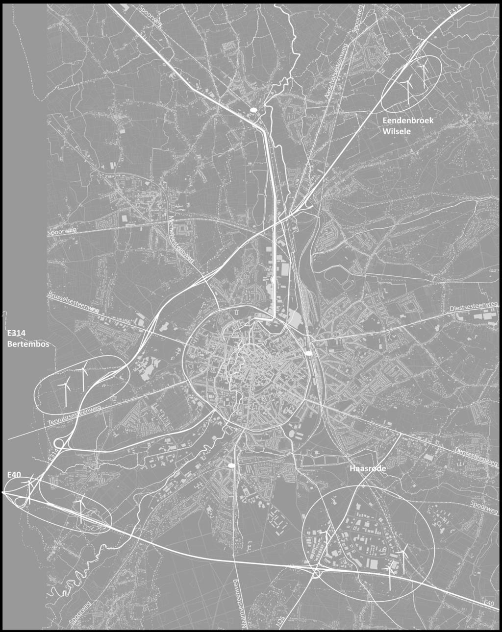 000 gezinnen (Jaarlijkse gemiddelde elektriciteitsconsumptie per gezin = 3500 kwh.