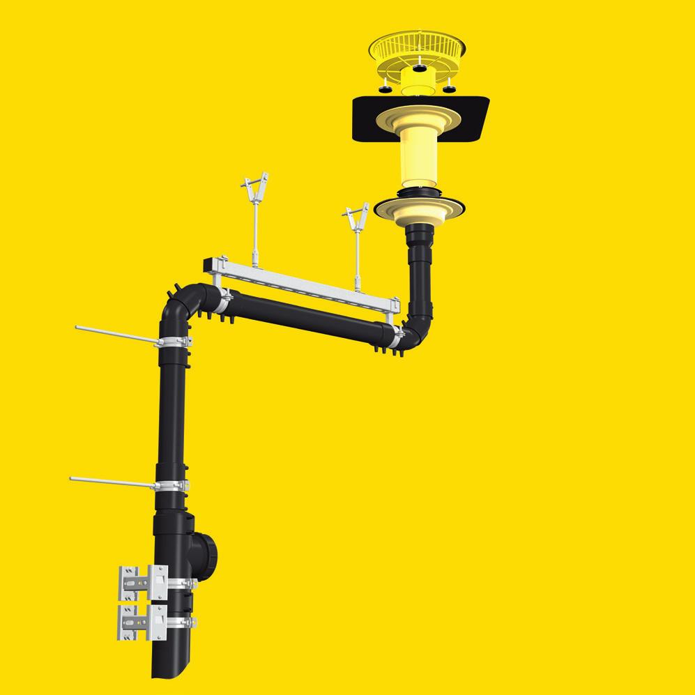 Boden-, Flachdach und Balkonabläufe SitaDSS Multi SitaDSS Multi SitaDSS Multi verhogingselement Onbrandbaar Losse/vaste flens ontworpen conform DIN 18195