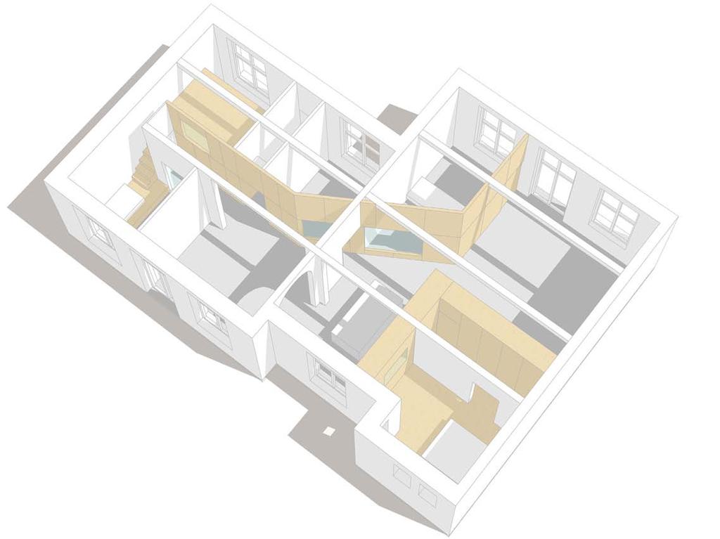 Alba s Play Kluswoning: Het designers duo Carvalho & Bernau kocht van de gemeente Den Haag twee klaslokalen in een voormalig schoolgebouw en buurtcentrum op