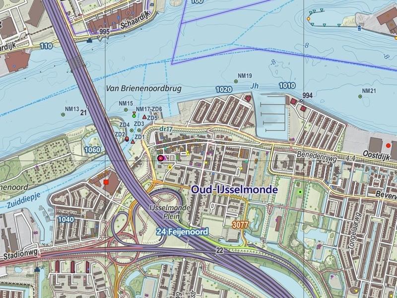 3 Administratieve gegevens Projectnummer 2015120401 Provincie Zuid-Holland Gemeente Rotterdam Plaats IJsselmonde Toponiem Koninginneweg 2a Centrum locatie (m RD) 97.470; 435.