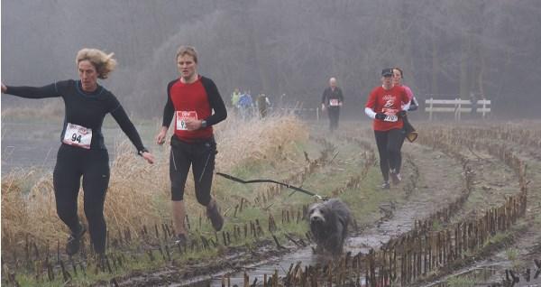 Door het natte weer van de laatste dagen moest het parcours iets worden aangepast.