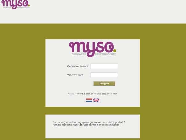 2. Inloggen U kunt de module als volgt opstarten: http://www.my.myso.