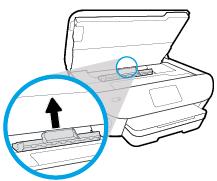 b. Als u het vastgelopen papier in de printer hebt gevonden, pak het dan met beide handen vast en trek het naar u toe.