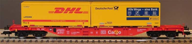 Fleischmann nb 440 6 286-5 container beladen met Hyundai container