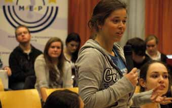 SCHOOLTRAJECT Het MEP leeft op alle deelnemende scholen steeds meer dankzij de voorrondes die elk jaar voorafgaand aan de Limburgse MEP Conferentie op iedere deelnemende school plaatsvinden.
