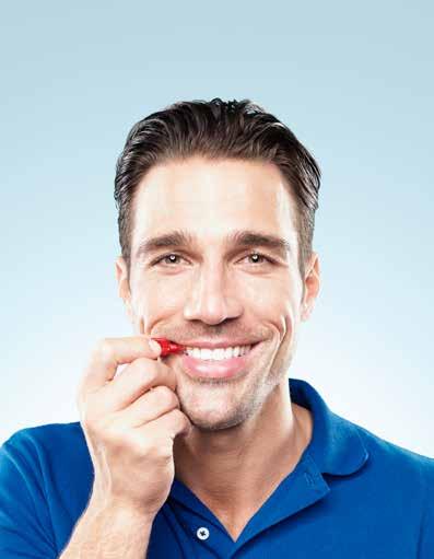 Gezond tandvlees en gezonde tanden Gezond tandvlees is lichtroze met een gestippeld oppervlak en sluit goed aan op elke tand. Het bloedt niet als u uw tanden poetst of de interdentale ruimtes reinigt.