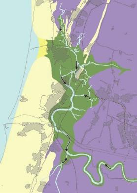 Noord-Holland. Van oorsprong mondde het Oer-IJ ter hoogte van Castricum uit in de Noordzee.