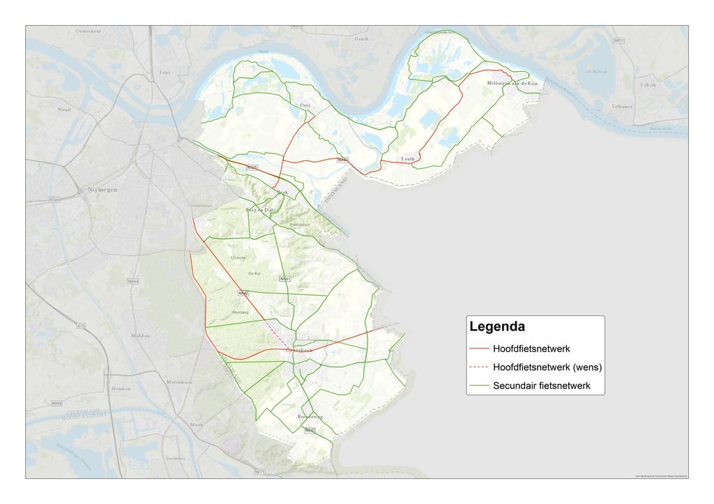 Figuur 5-1 Fietsnetwerk Integrale mobiliteitsvisie