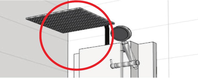 11 Hou de aansluitingen onder het paneel voor water en de kabel van de afvoer goed in de gaten.
