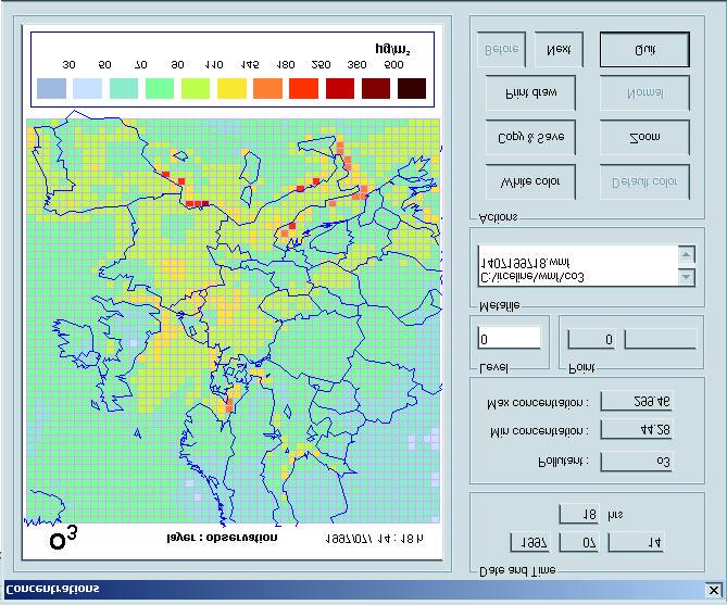 Ontwikkeling van een user interface Er werd een gebruiksvriendelijke user interface ontwikkeld. Deze bestaat uit een Windows omgeving geprogrammeerd in VISUAL-C++.