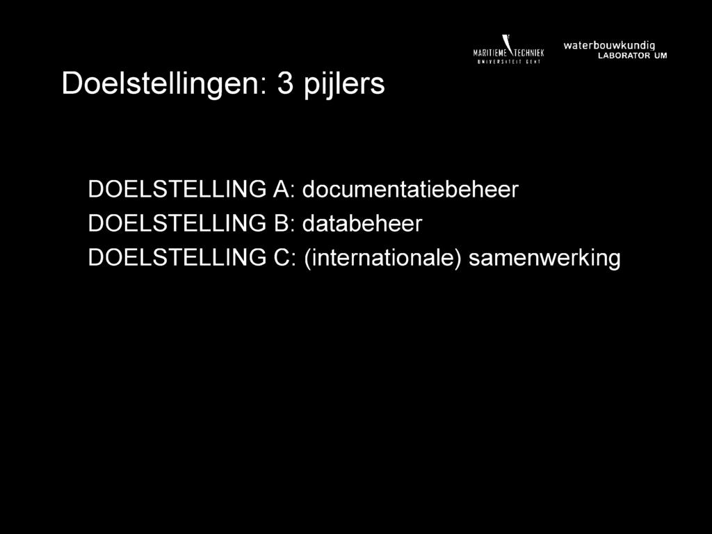 documentatiebeheer DOELSTELLING B: