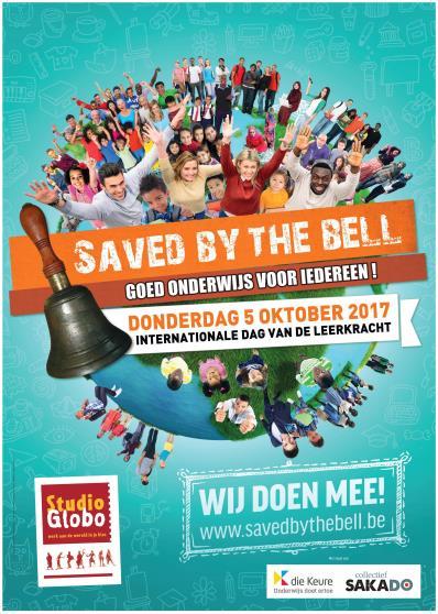 Donderdag 5 oktober: Dag van de leerkracht Saved by the bell Op donderdag 5 oktober vindt de Internationale dag van de leerkracht plaats.