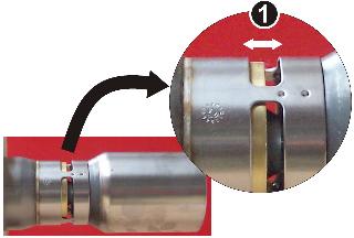 c. Wijziging van de vlamkop voor de PU 155 In de vlamkop zijn 24 extra recirculatieopeningen voorzien ter afkoeling van de vlam.