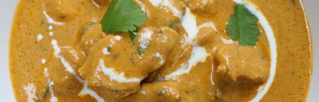 Indian Delights Non-veg Curry Specials Al onze speciale curry gerechten worden geserveerd met basmati rijst. U kunt zelf kiezen hoe pittig u uw gerecht wilt hebben: mild, medium of heet.