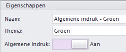 De combinatie van een beeldmeetlat en aspect moet uniek zijn. Het is dus mogelijk om exact dezelfde beeldmeetlat te hebben, maar met een ander aspect.