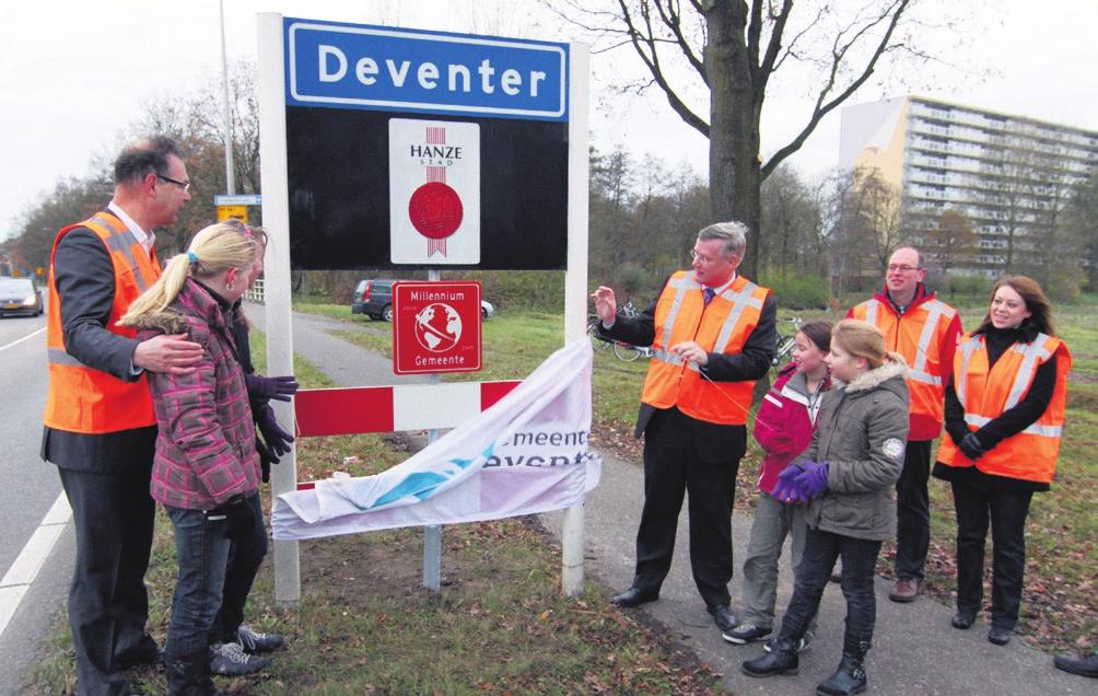 betrekken. Deventer is Millenniumgemeente geworden op verzoek van maatschappelijke organisaties in de stad. Sinds eind 2009 is Deventer Millenniumgemeente.