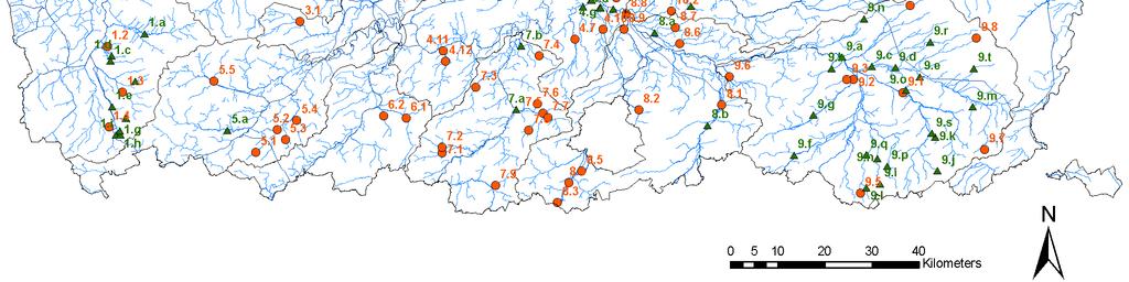 1 4 Beneden-Schelde 9 12 5 Leie 1 5 6 Boven-Schelde 0 2 7 Dender