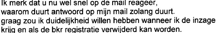 13 Op 8 november 2015 heeft de Bank als volgt gereageerd op de mail van