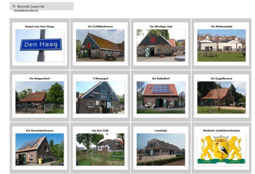 Bezoek aan de Stadsboerderij Begeleide activiteit voor groep 1-2 op één van de Stadsboerderijen van Den Haag. Haagse scholen kunnen deze les aanvragen via www.milieueducatiedenhaag.