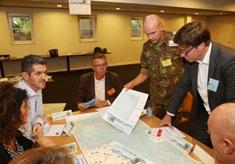 De workshops Bij een hoogwateroefening zoals eind september tussen Nederlandse en Duitse waterbeheerders en rampenbeheersers is een