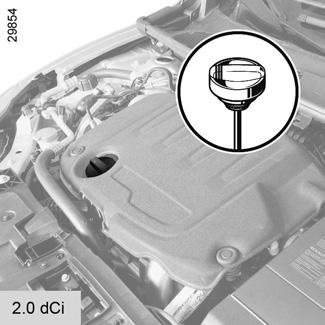 Gemiddelde inhoud bij verversen, inclusief oliefilter (ter informatie) Motor 1,4 TCe: 4,5 liter Motor 1,6 16V: 5,0 liter Motor 2.0 16V: 4,4 liter Motor 2,0 T : 5,4 liter Motor 1.