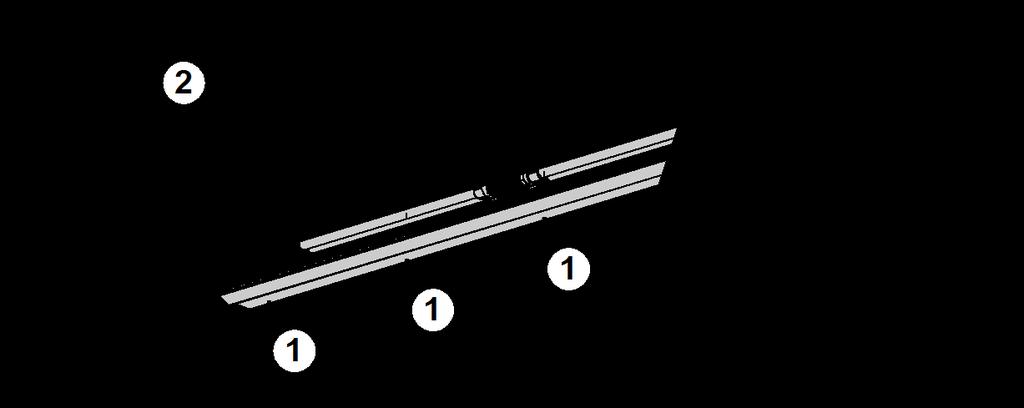 6.2 Een lamp vervangen Haal de stekker uit de wandcontactdoos. De lampen bevinden zich in de bovenste kap. Zij zijn via de bedienzijde bereikbaar. 1. Neem de stekker uit het stopcontact. 2.