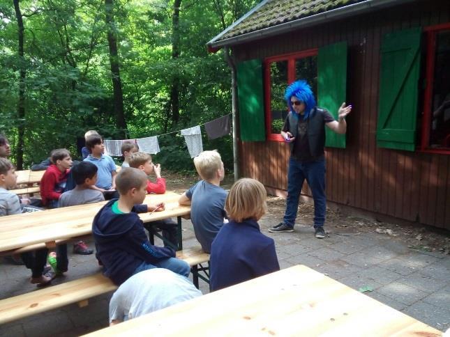 internationaal zomerkamp met Engelse