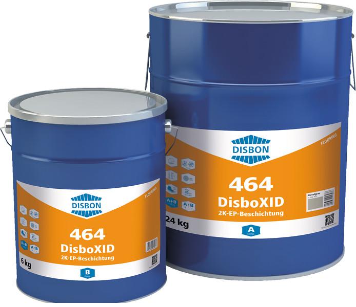 (bisherige Bezeichnung: Disboxid 464 EP-Decksiegel) DisboXID 464 2K-EP- Beschichtung Gepigmenteerde, 2K-epoxyhars voor het afwerken van minerale vloeren in nijverheid en industrie.