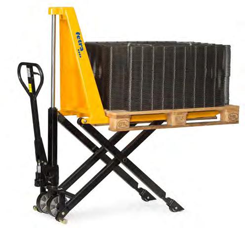 klassieke handpallettruck tot de