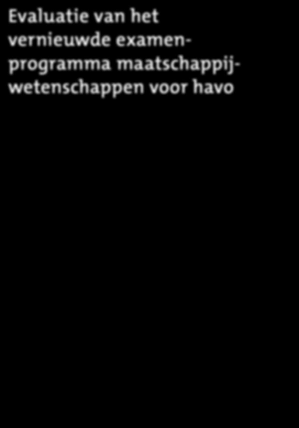 maatschappijwetenschappen voor havo