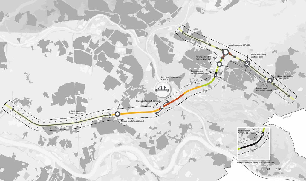 V I A 1 5 De voorgenomen ingreep op hoofdlijnen, zoals weergegeven in het RKK van de regiopartijen: