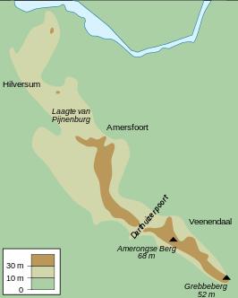 Informatie over het gebied, dat u tijdens de KNAC Herfstrit passeert Ochtendroute over de Utrechtse Heuvelrug, de Langbroekerwetering en de Gelderse Vallei Utrechtse Heuvelrug De Utrechtse Heuvelrug